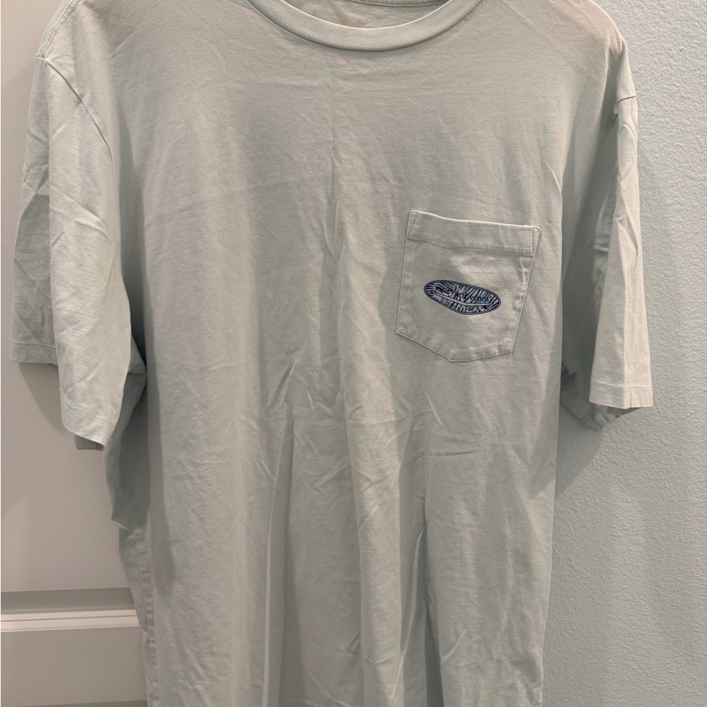 Vineyard Vines pale blue Pocket Tee